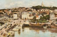 Nadia Benois, (Russian, 1896-1975), Port Village, 1933