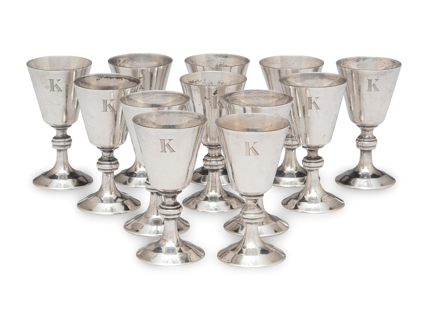 A Group of American Silver Table Articles