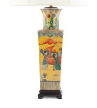 A Chinese Porcelain Vase Mounted as a Lamp
