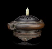 A Bronze Censer and Stand