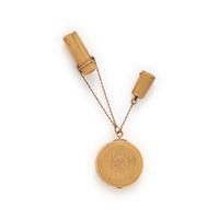 ANTIQUE, YELLOW GOLD CHATELAINE