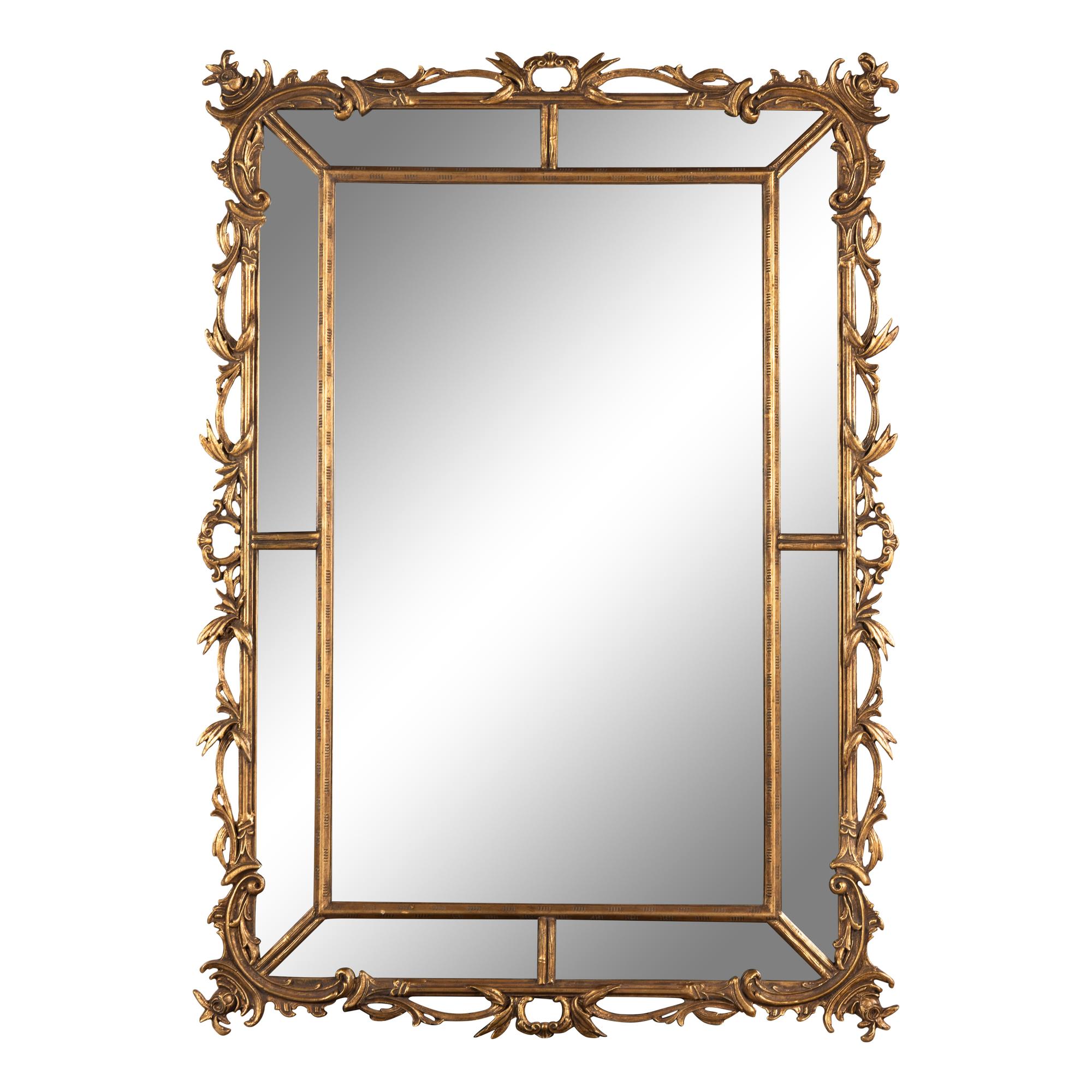 A Georgian Style Giltwood Mirror
