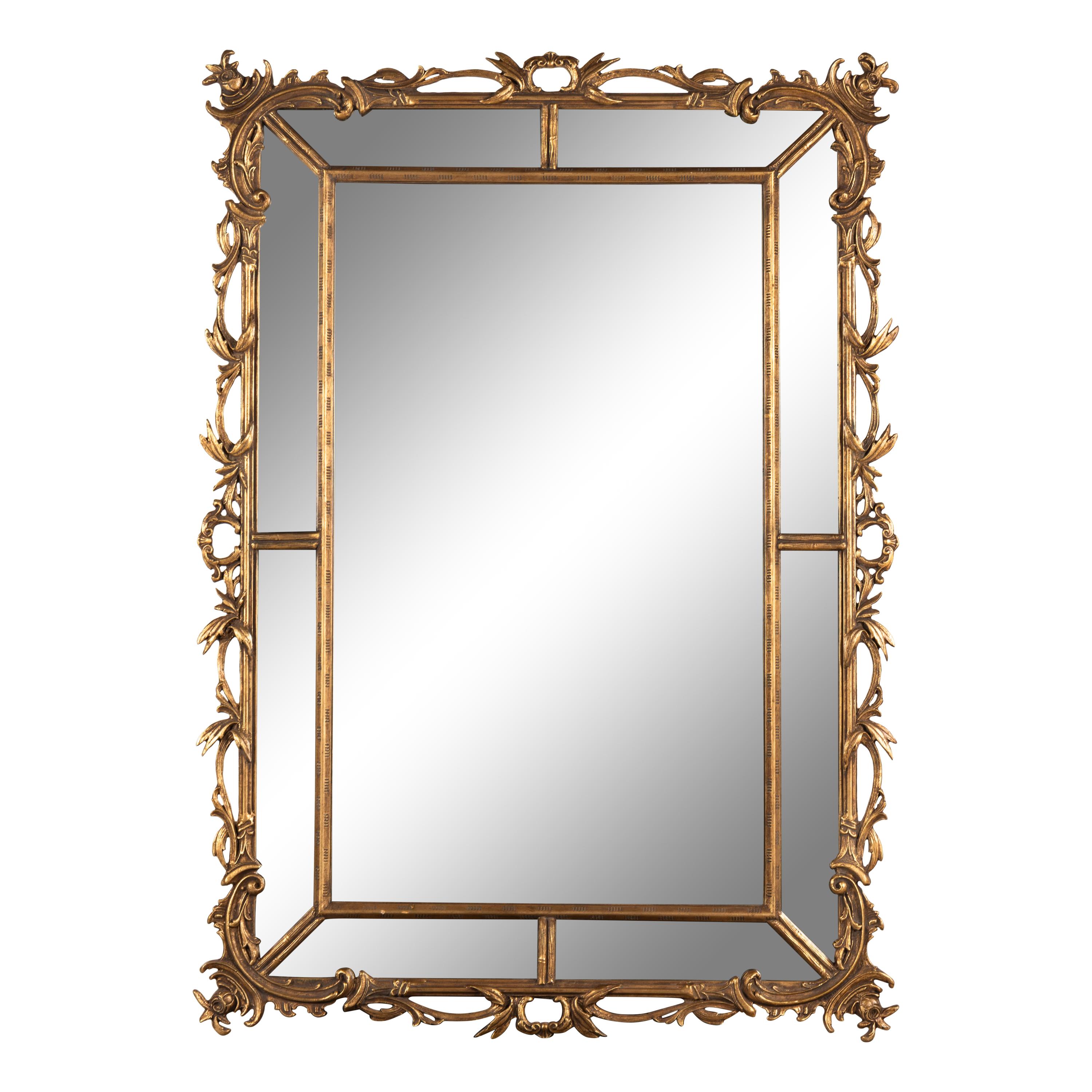 A Georgian Style Giltwood Mirror