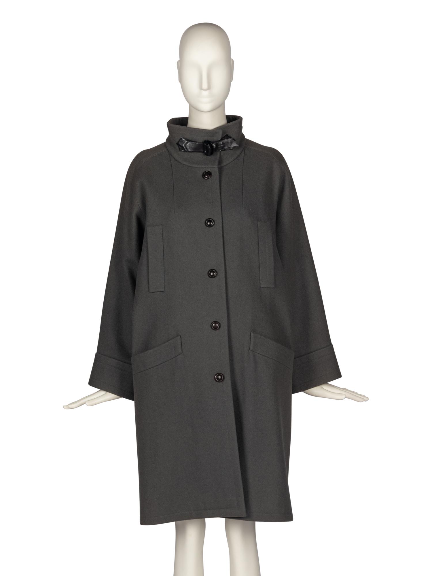 Pierre Cardin Grey Wool Coat