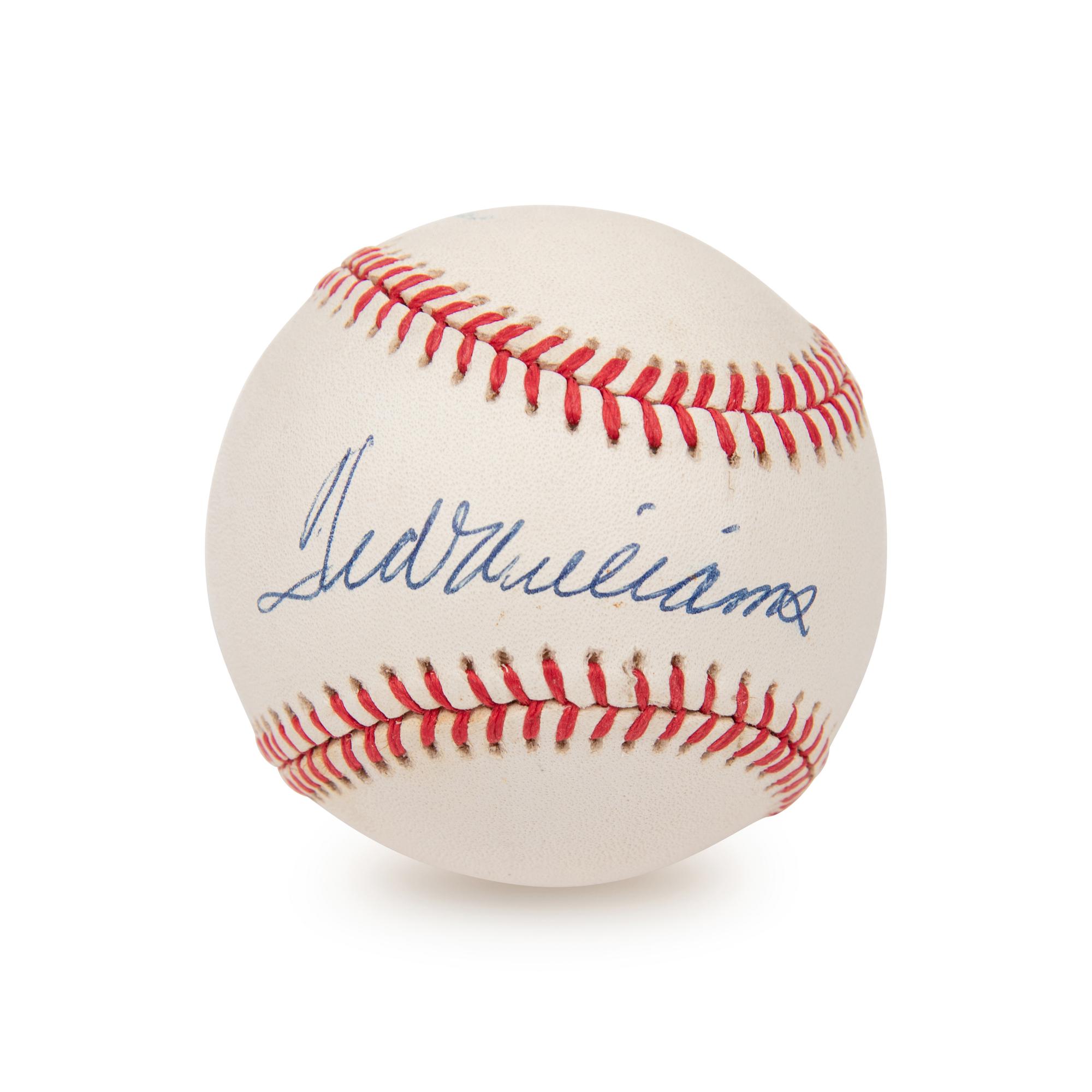 A Ted Williams Single Signed Autograph Baseball (JSA)