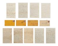 [CIVIL WAR]. The Palmer family archive discussing politics, Civil War substitutes, and business matters, 1850-1868.
