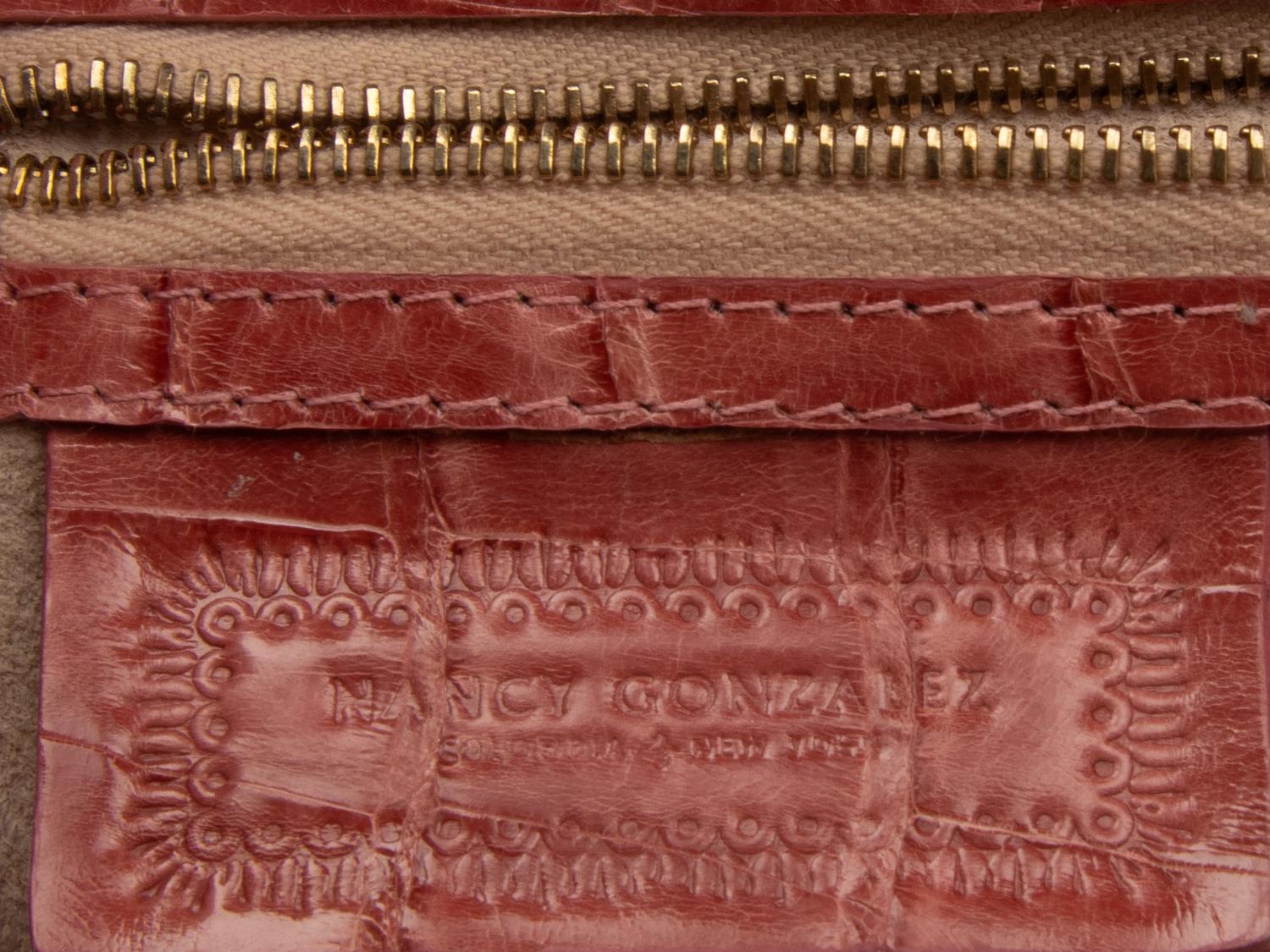 Two Nancy Gonzalez Crocodile Handbags