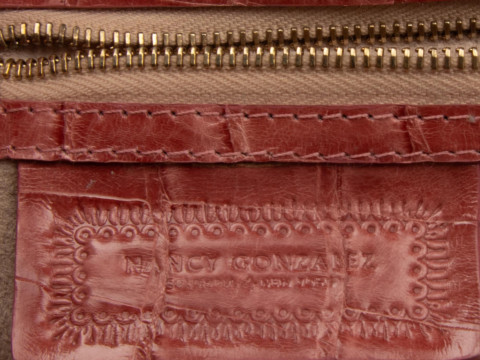 Two Nancy Gonzalez Crocodile Handbags
