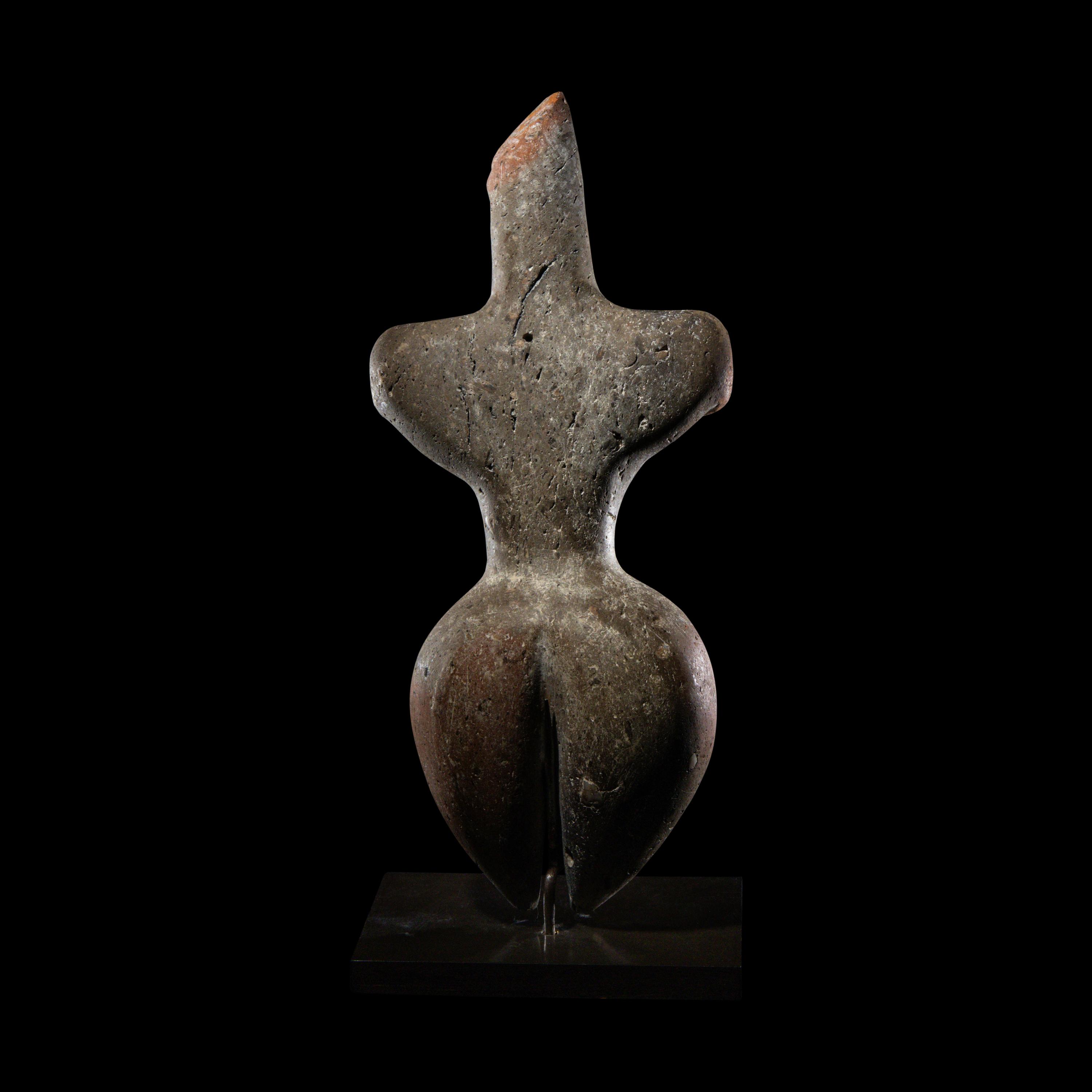 A Greek Terracotta Fertility Figure
