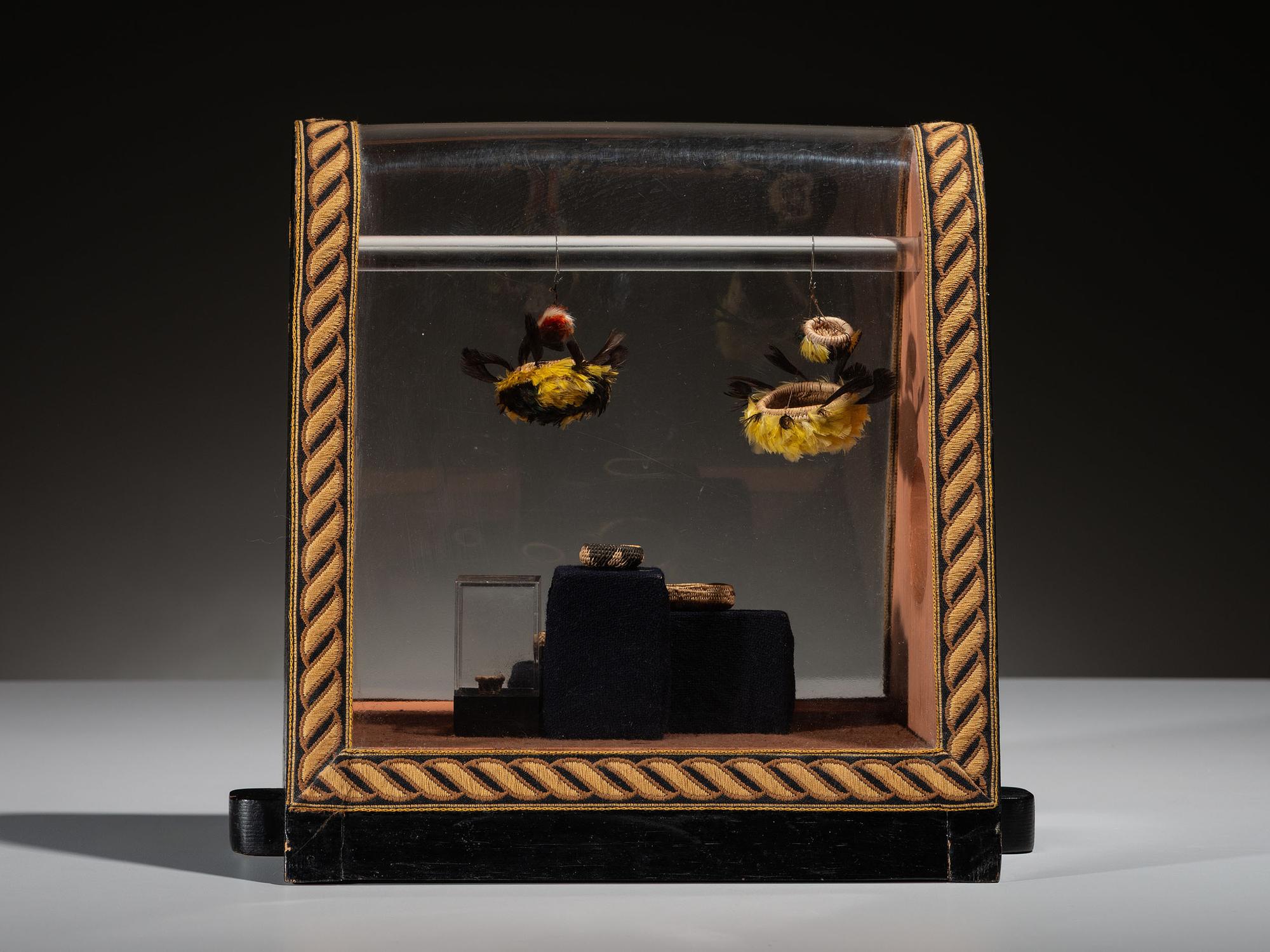 Pomo Miniature Gift Baskets, in Vitrine