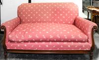 A Pair of Mike Bell Upholstered Sofas Width 65 inches. — LATE 20TH CENTURY