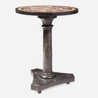 A Victorian specimen marble pedestal table 19th century