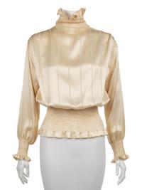 Four High Neck Blouses, Late 1960s-1980s