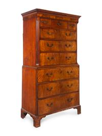 A George III Mahogany Chest on Chest
