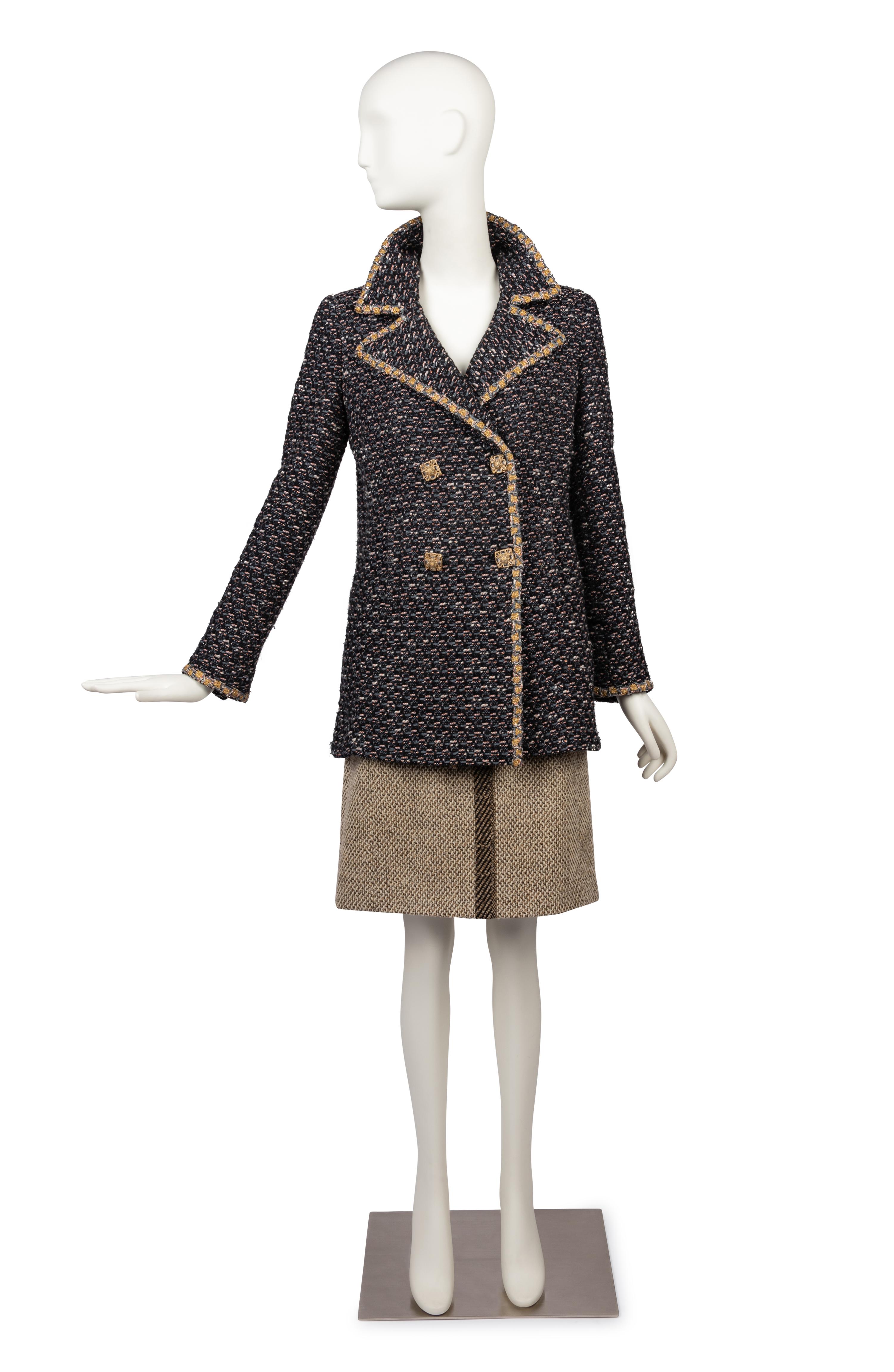 Chanel Long Double Breasted Coat, 2010-20s