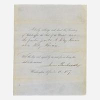 [Presidential] Van Buren, Martin, and Millard Fillmore and Franklin Pierce and James Buchanan Group of 4 Signed Documents