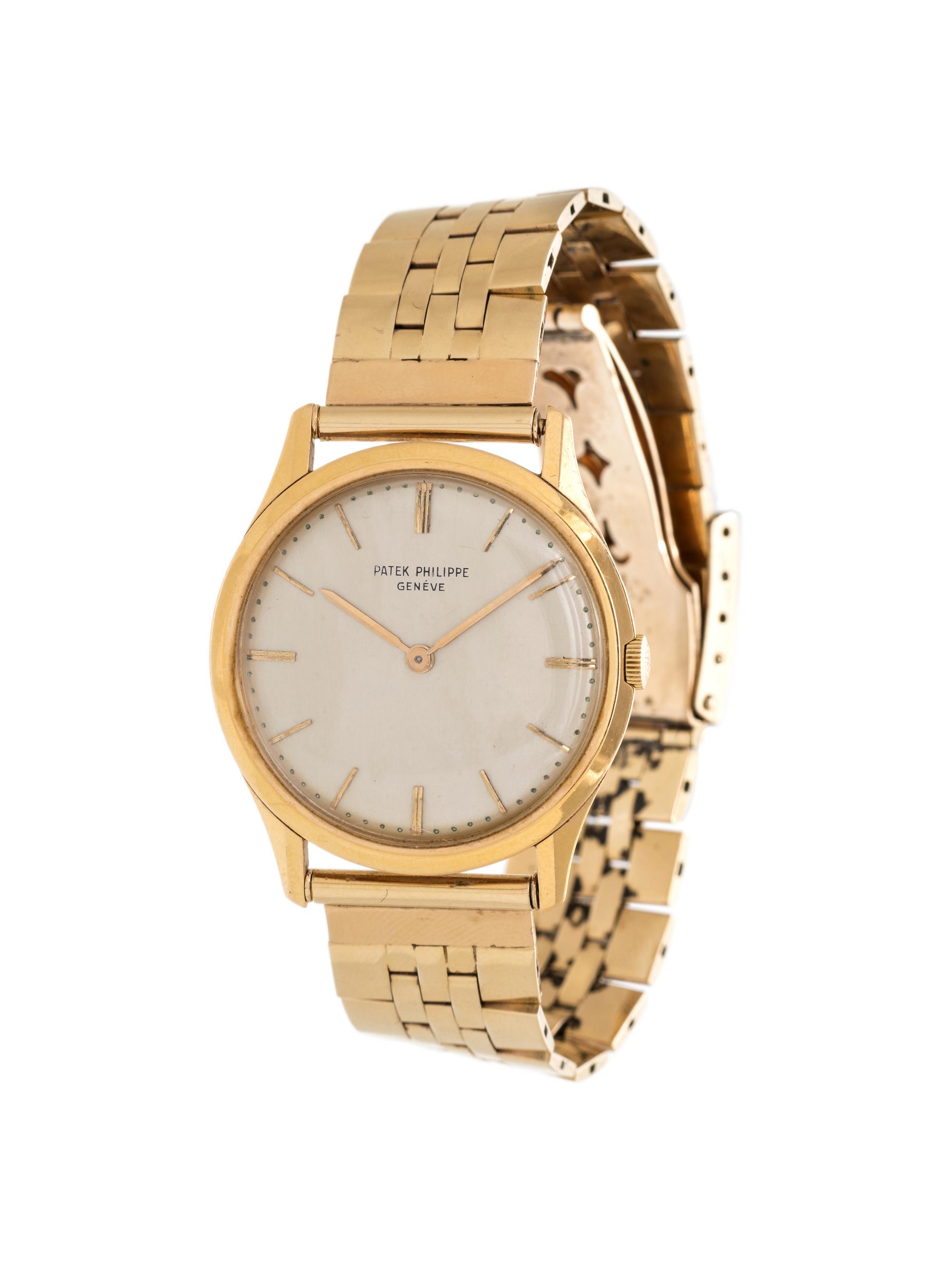 PATEK PHILIPPE, 18K YELLOW GOLD REF. 2588 'CALATRAVA' WRISTWATCH