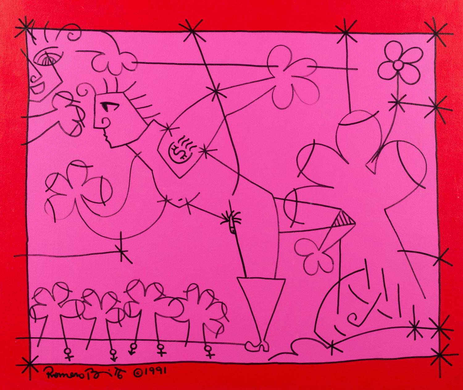 Untitled (Red & Pink)