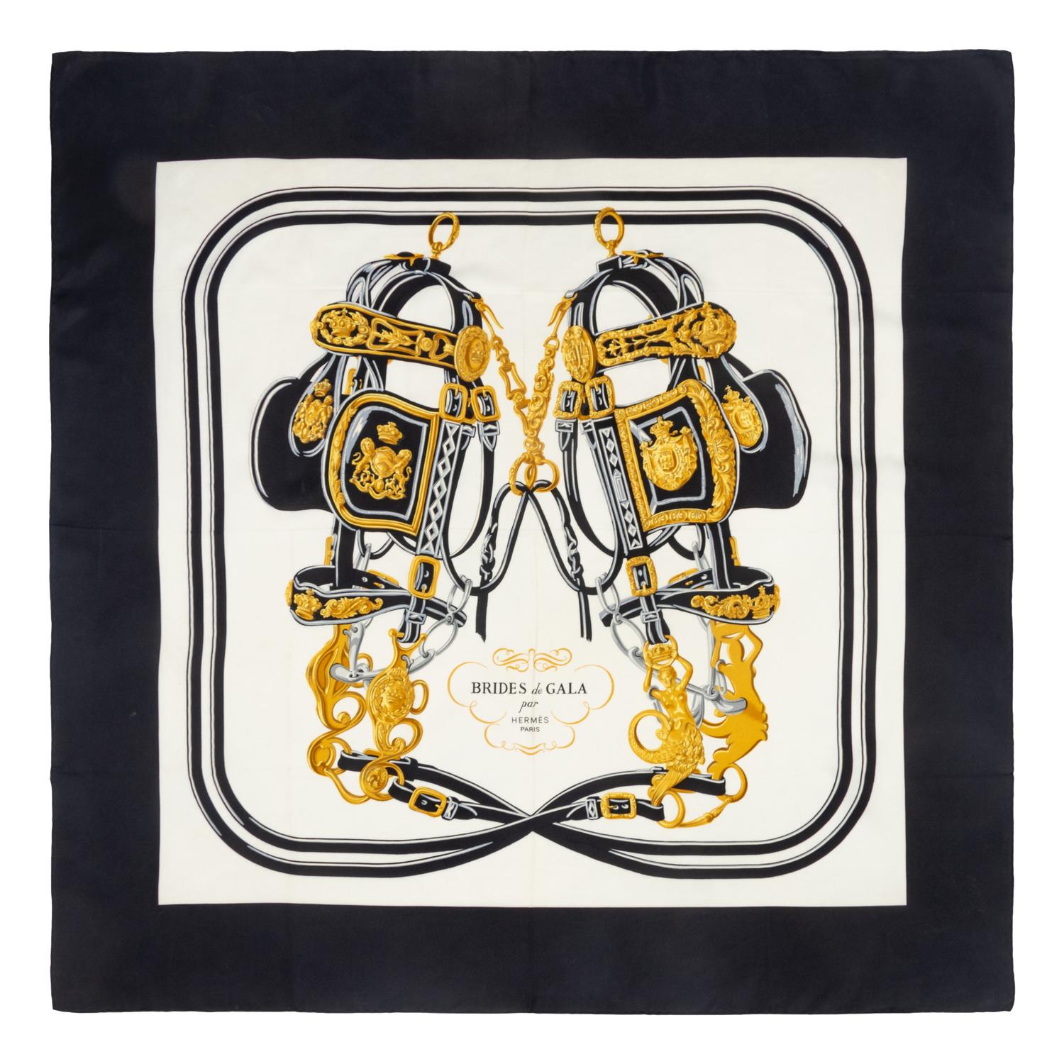 Hermès, Three Silk Scarves