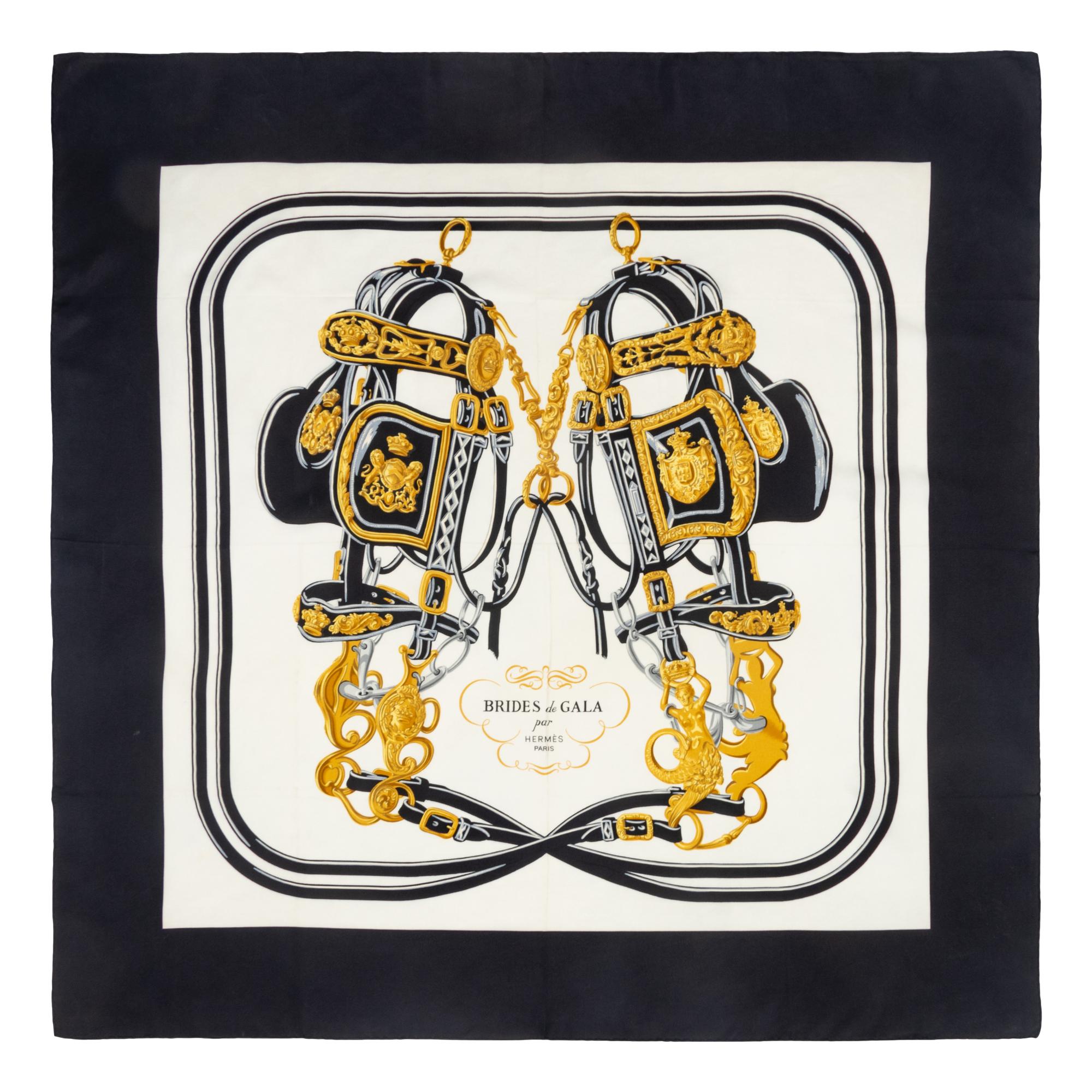Hermès, Three Silk Scarves