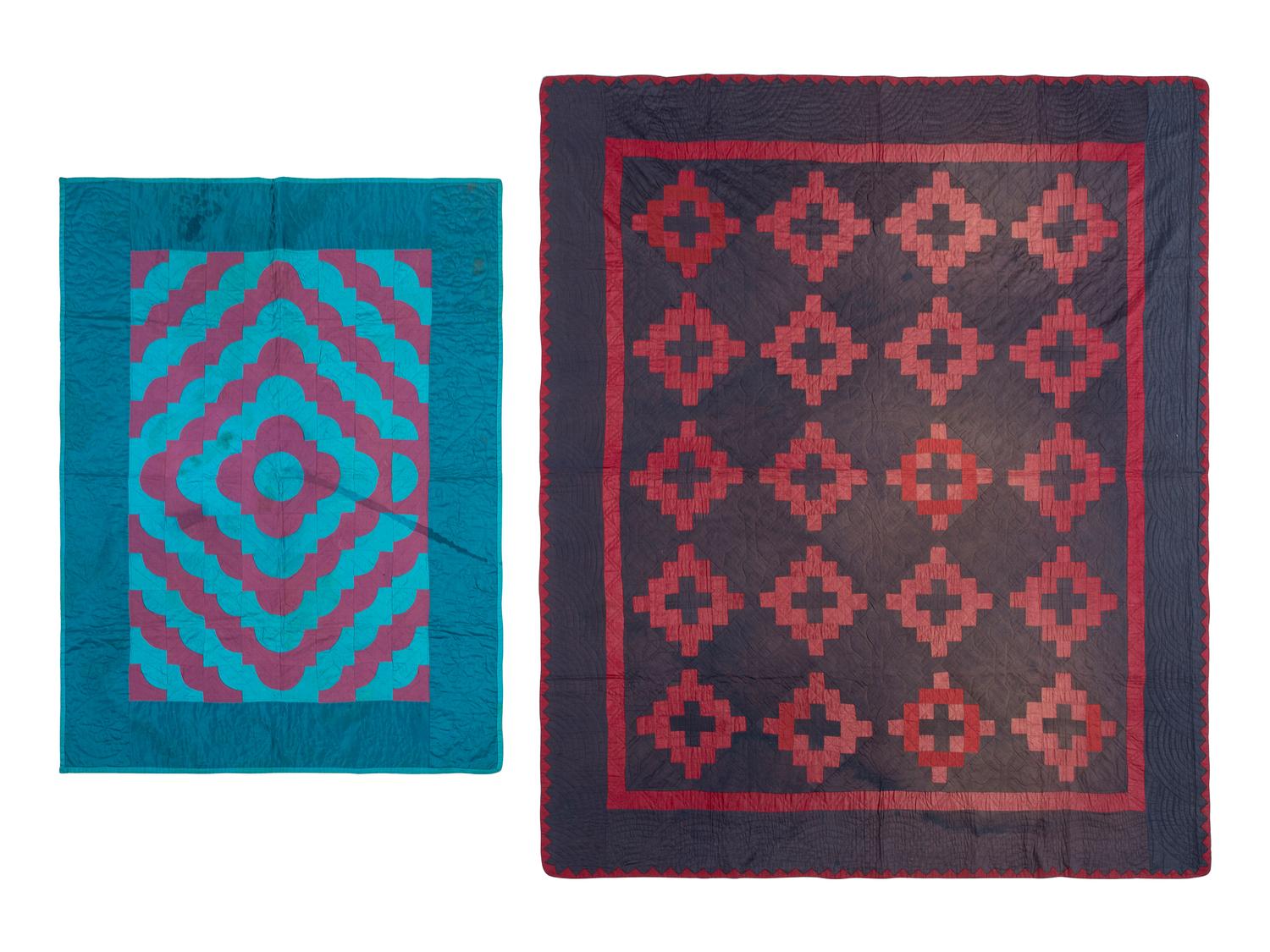 Two Pieced Cotton Quilts