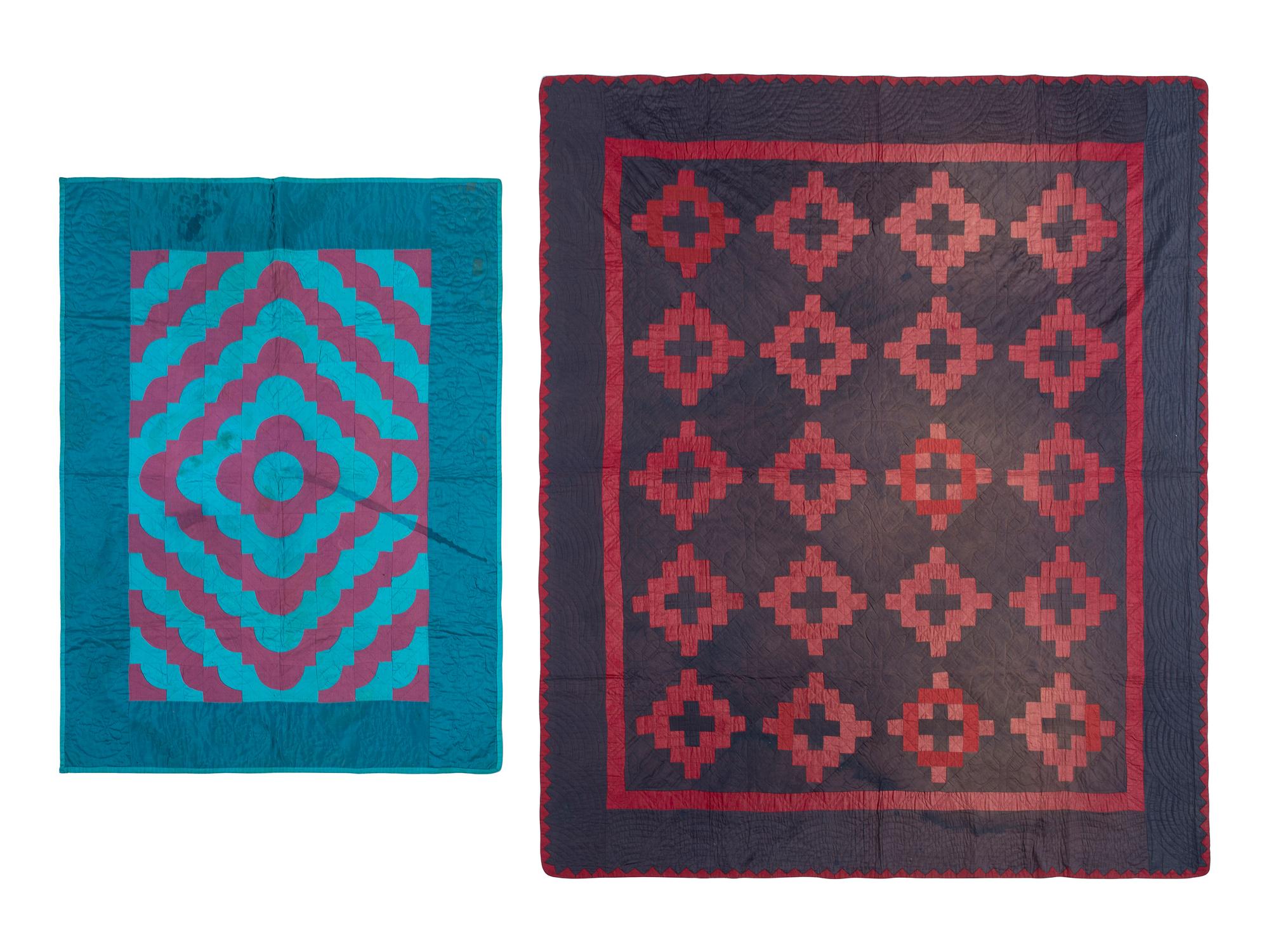 Two Pieced Cotton Quilts