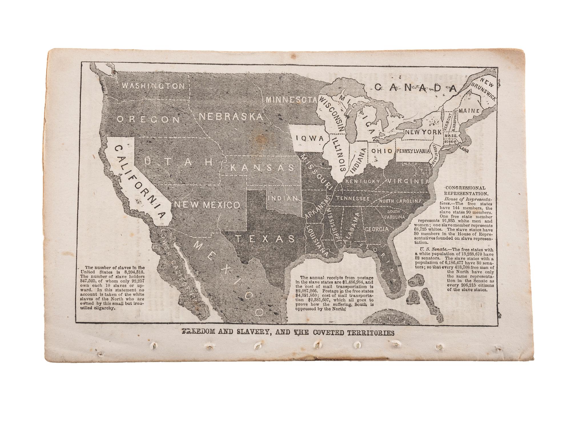 [SLAVERY & ABOLITION]. A broadside and group of pamphlets related to slavery and abolition in Kansas prior to the Civil War, comprising: