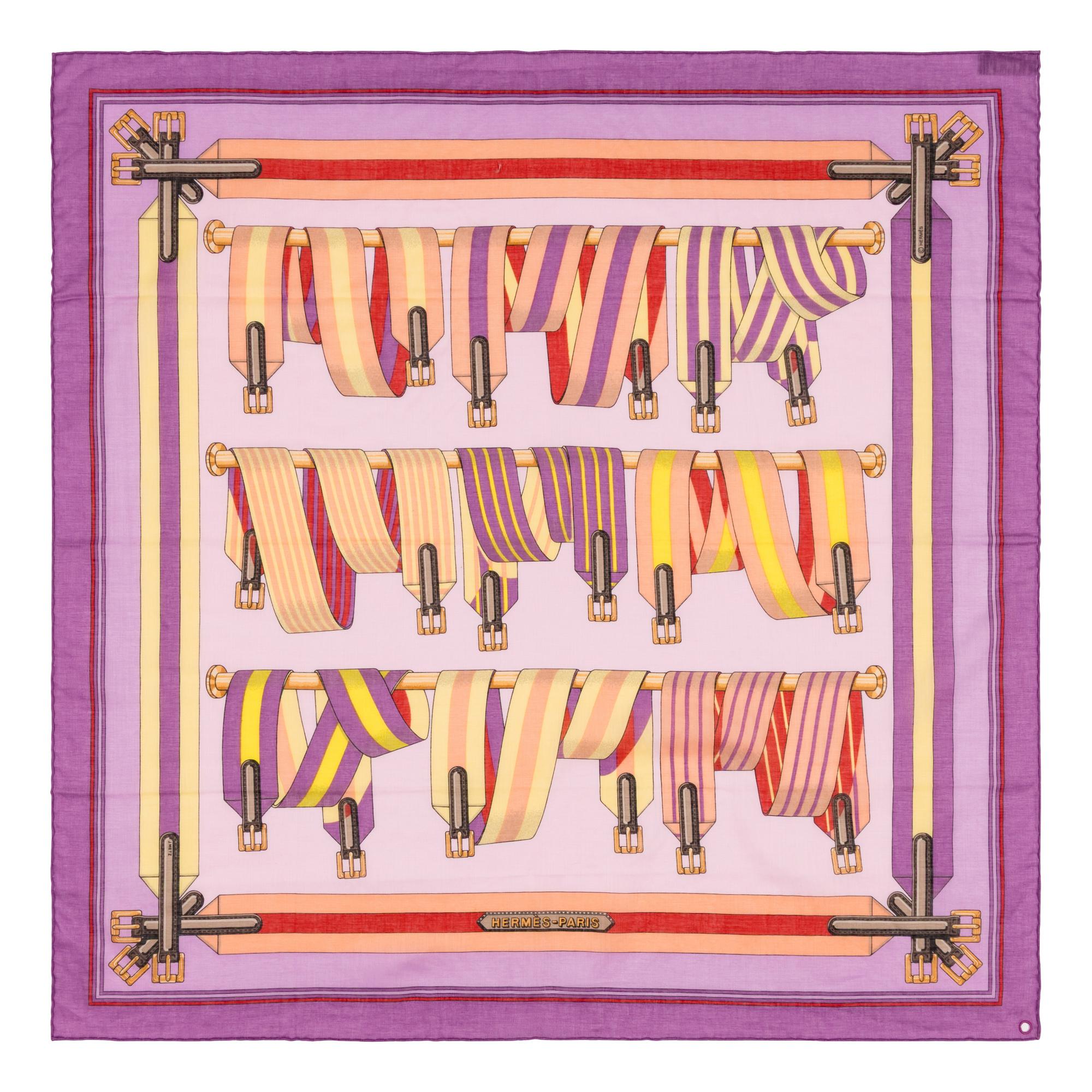 Hermès, Nine Cotton Scarves 65