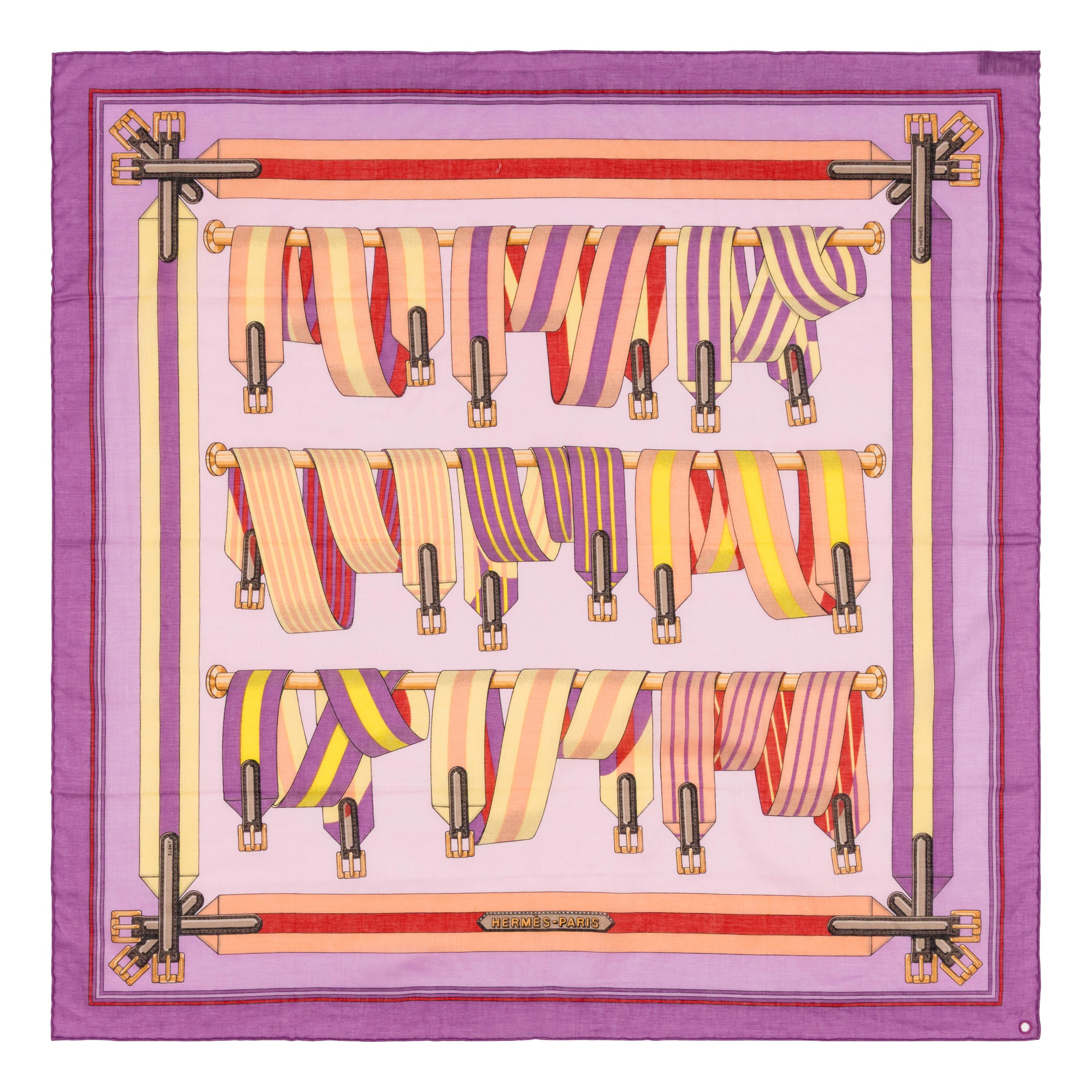 Hermès, Nine Cotton Scarves 65