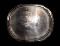 A White Jade Mounted Lacquered Silvered Metal Box and Cover