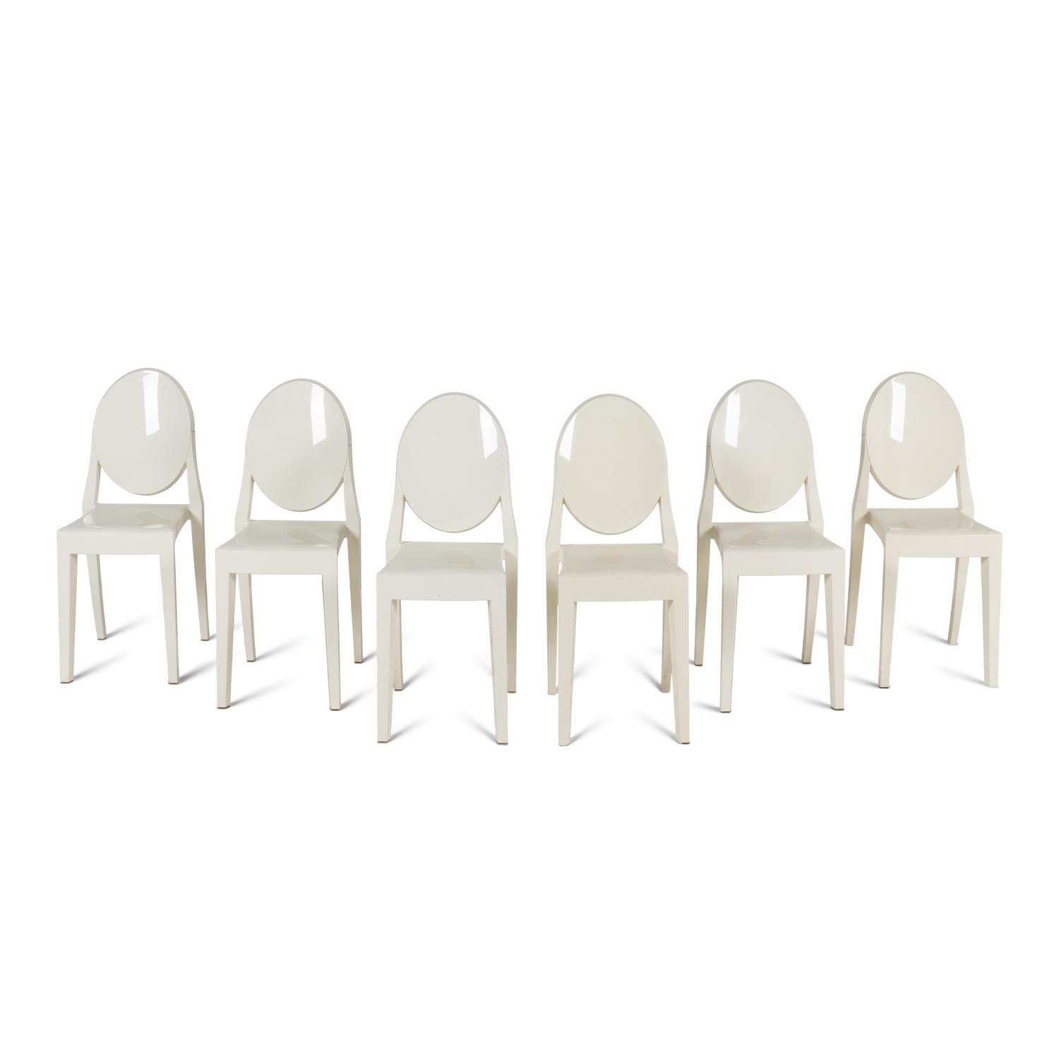 A Set of Six Philippe Starck Ghost Chairs