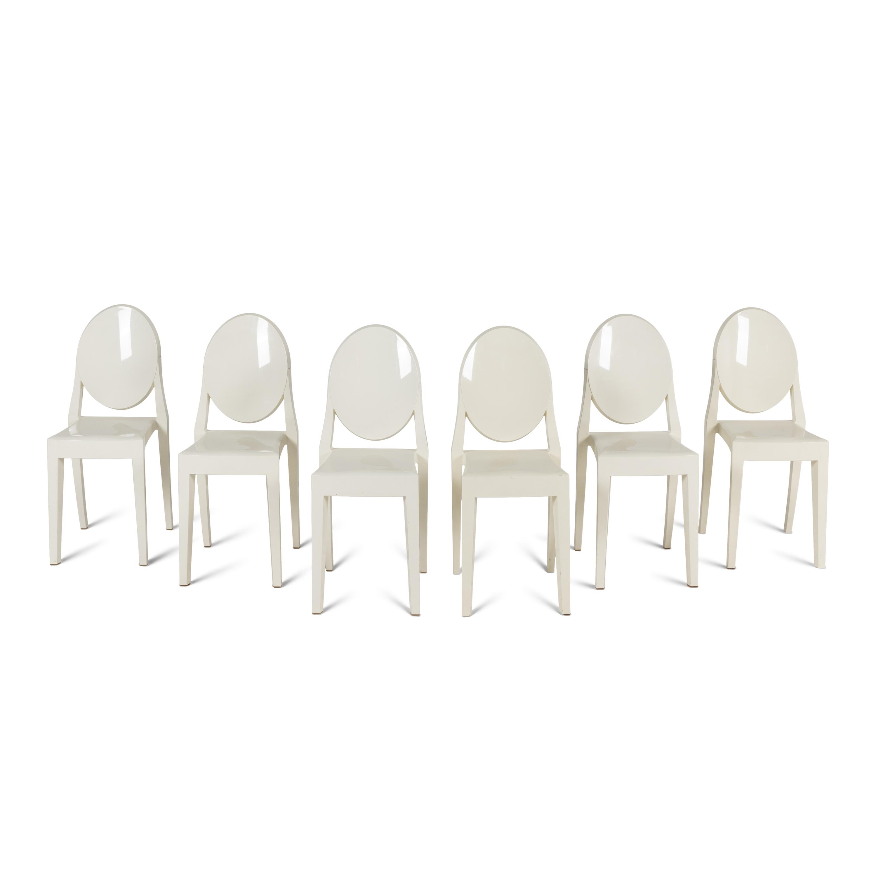 A Set of Six Philippe Starck Ghost Chairs