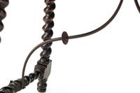 A Spanish Baroque Iron-Mounted Walnut Trestle Table