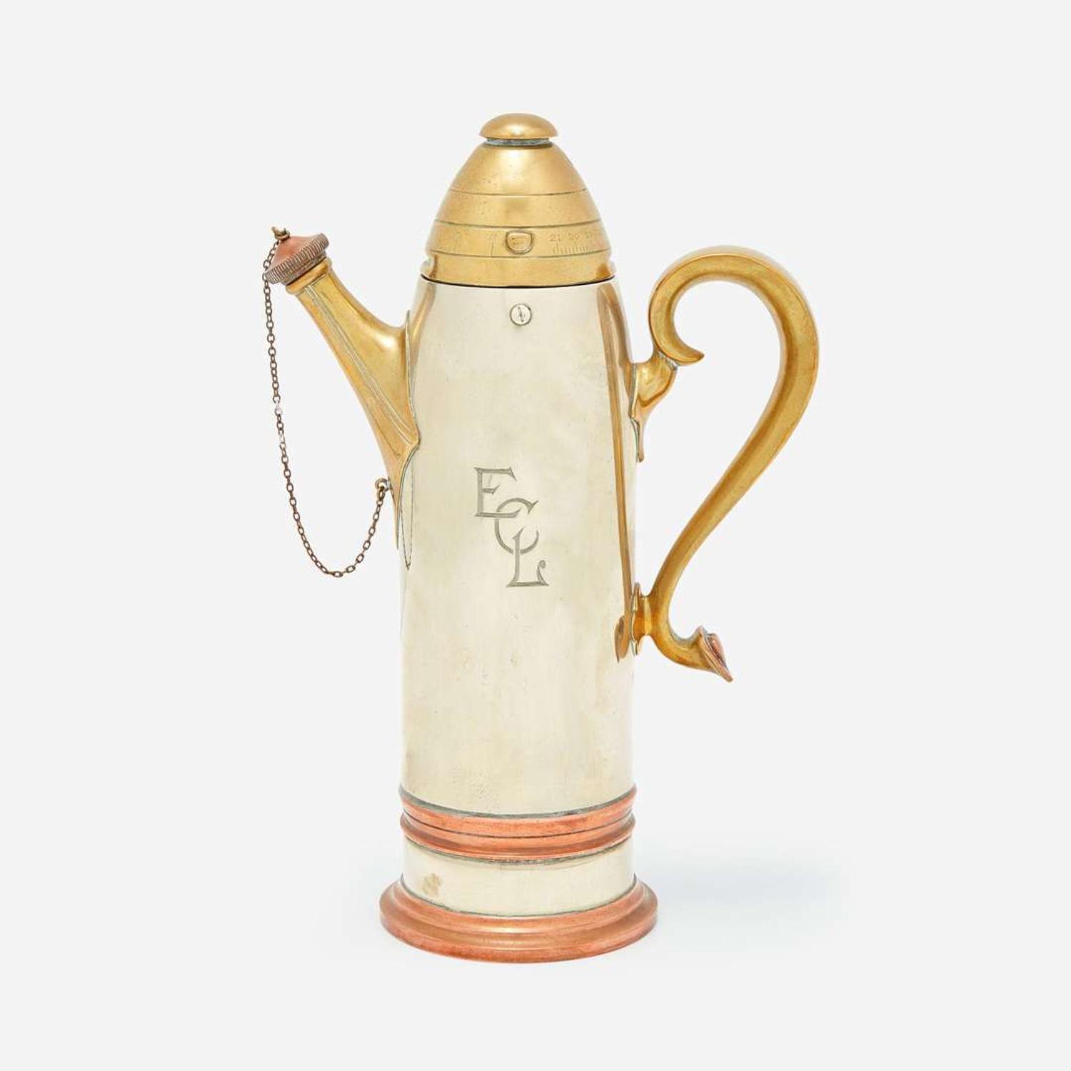 An American Artillery Shell Cocktail Shaker attributed to Gorham Manufacturing Co., circa 1918