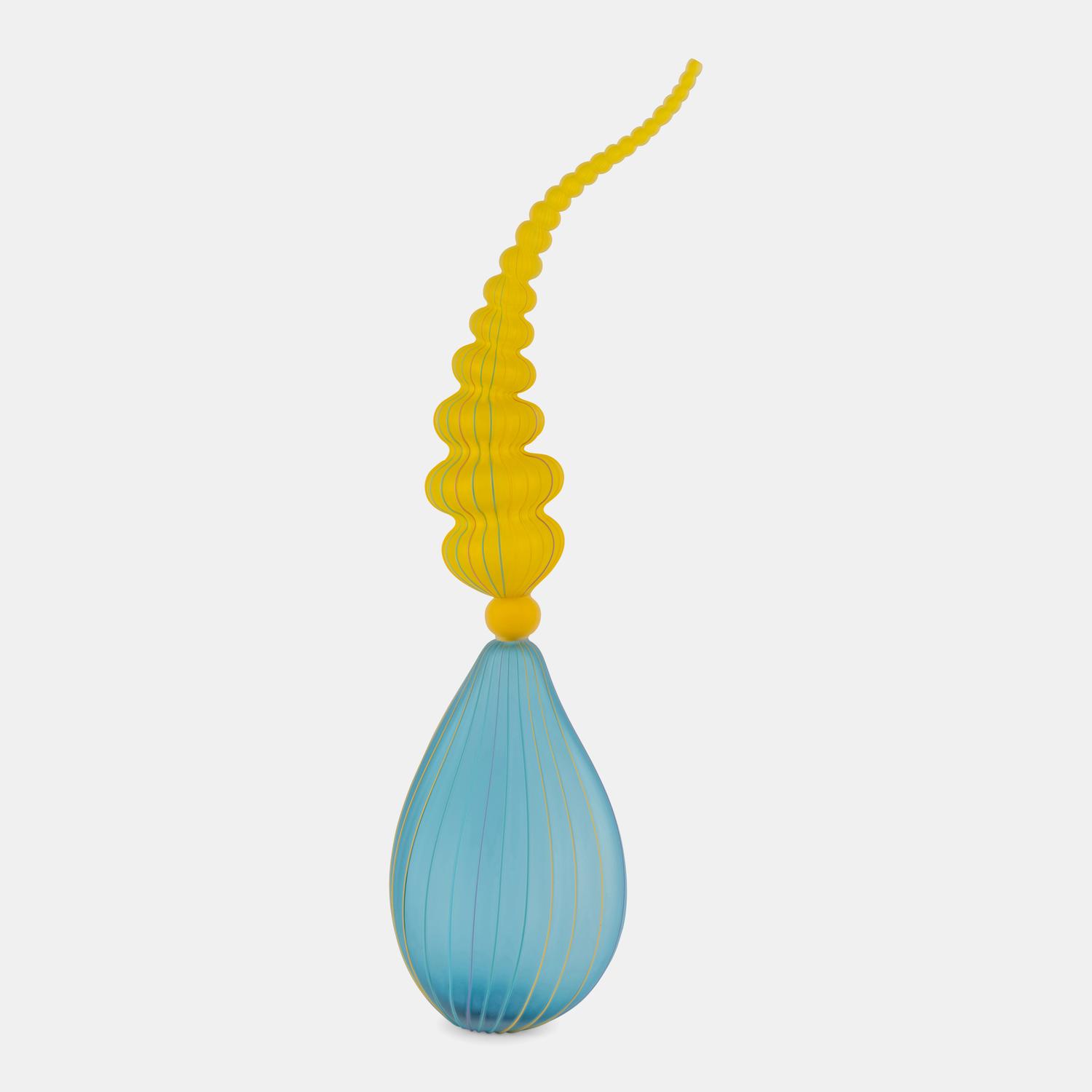 Sculpture (Articulated Corn Yellow Aquamarine Blue Daffodil)