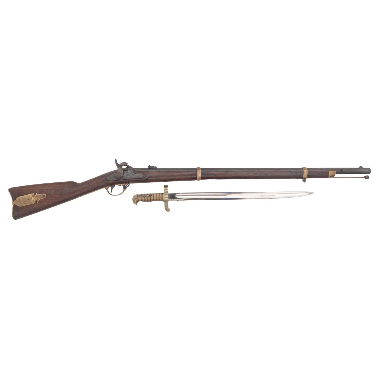 US Model 1862 Rifle by Remington, aka "Zouave" with Saber Bayonet