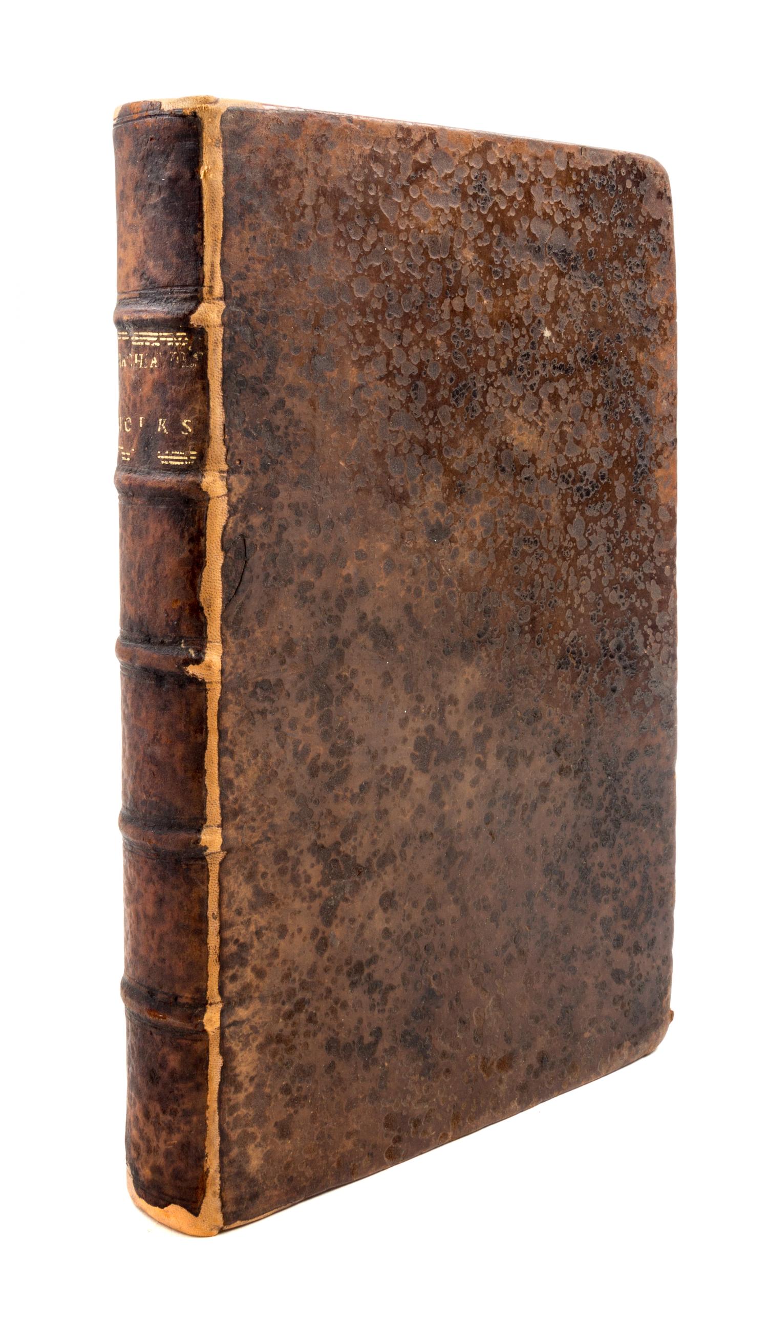 MACHIAVELLI, NICCOLO. The Works. London, 1680. Second collected edition in English.