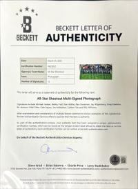 A 2004 Chrysler Golf Shootout Chicago Sports Stars Multi Signed Autograph Photo Including Michael Jordan (Beckett Authentication Services)