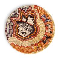 The Buffalo Hunters, Mixed Media Basketry Tray