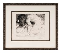 Minotaure caressant une dormeuse (from La Suite Vollard )