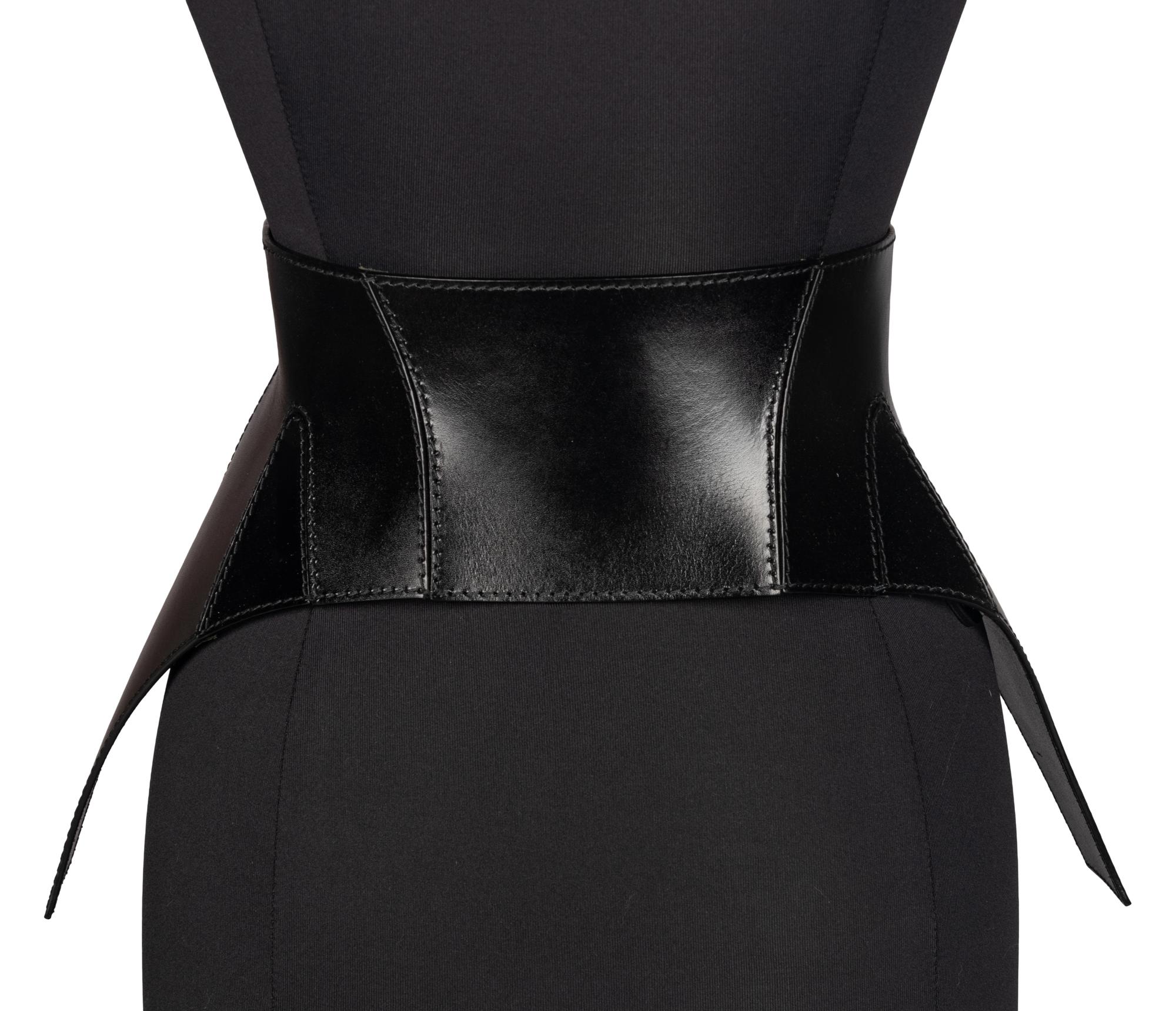 Alexander McQueen Leather Corset-Style Belt