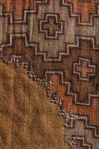 A Chancay Painted Geometric Textile