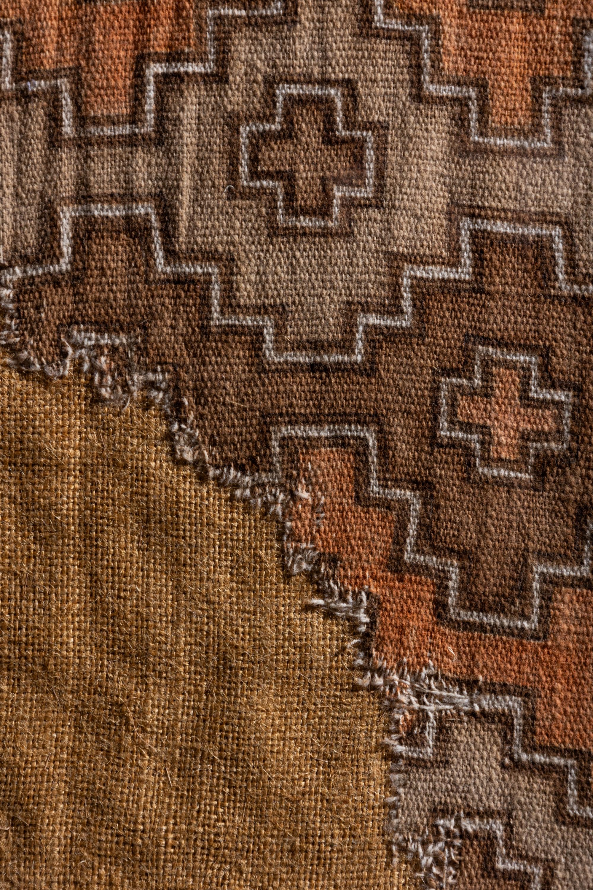 A Chancay Painted Geometric Textile