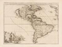 VAN DER AA, Pieter (1659-1733). L'Amerique selon les nouvelles observations de Messrs. de l'Academie des Sciences. Leiden, [1713].