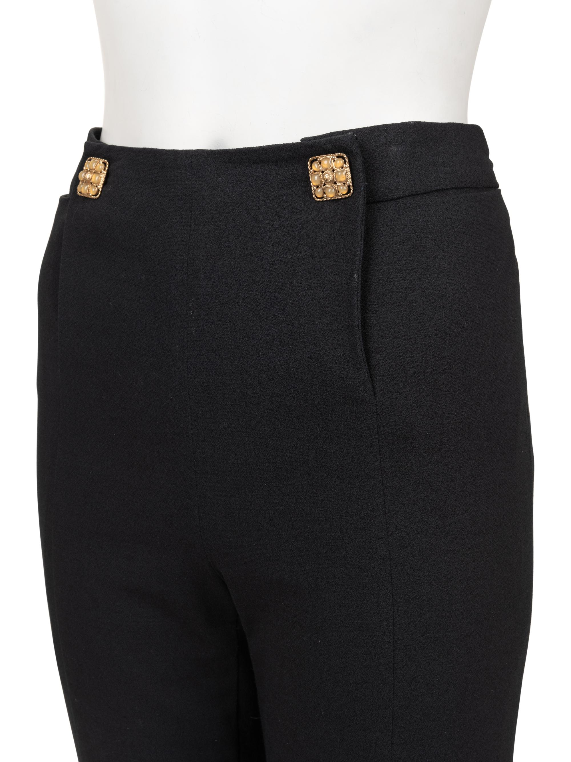 Four Chanel Bottom Separates: Three Pants and One Chanel Skirt, 2000-2010s