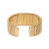 CHIMENTO, YELLOW GOLD TUBOGAS CUFF BRACELET