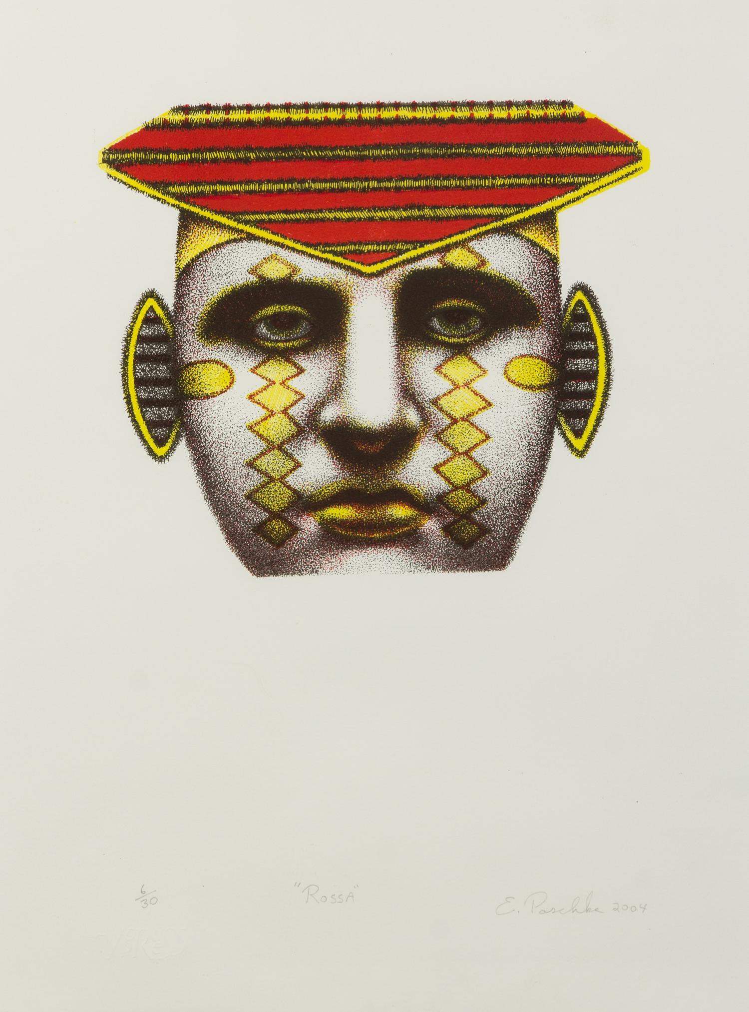 Ed Paschke, (American, 1939-2004), Rossa, 2004