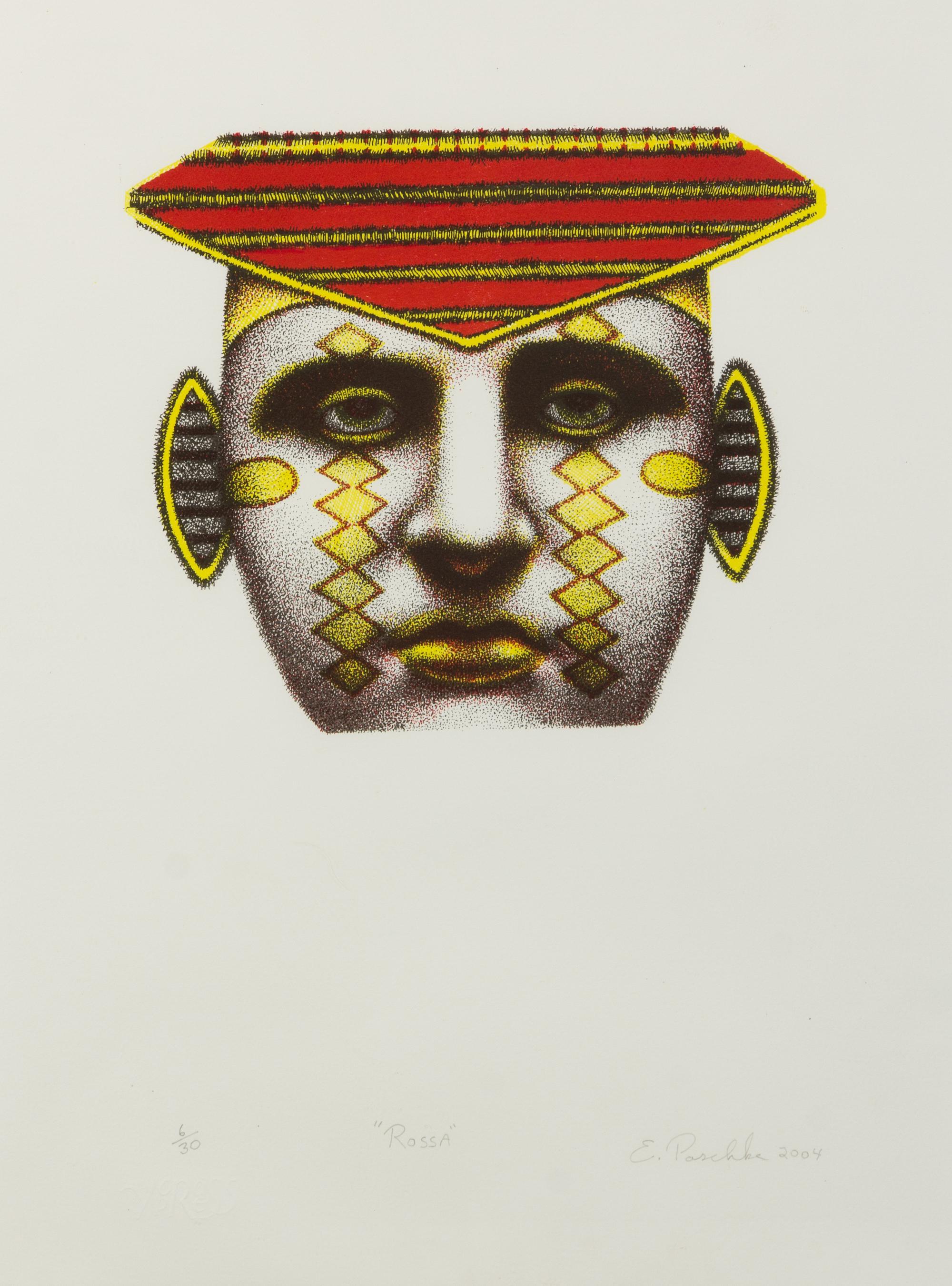 Ed Paschke, (American, 1939-2004), Rossa, 2004