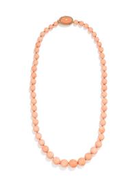 CORAL BEAD NECKLACE