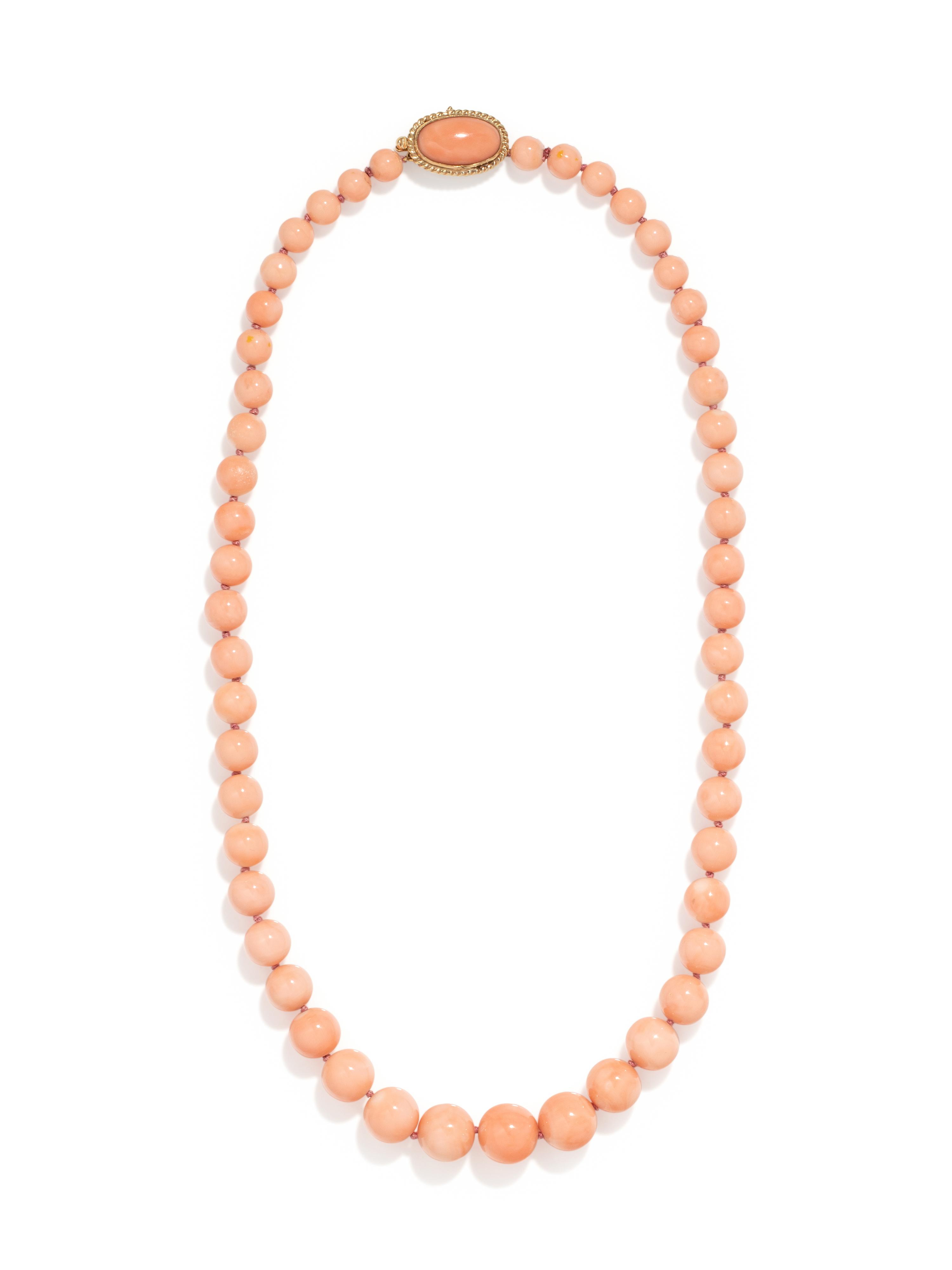 CORAL BEAD NECKLACE